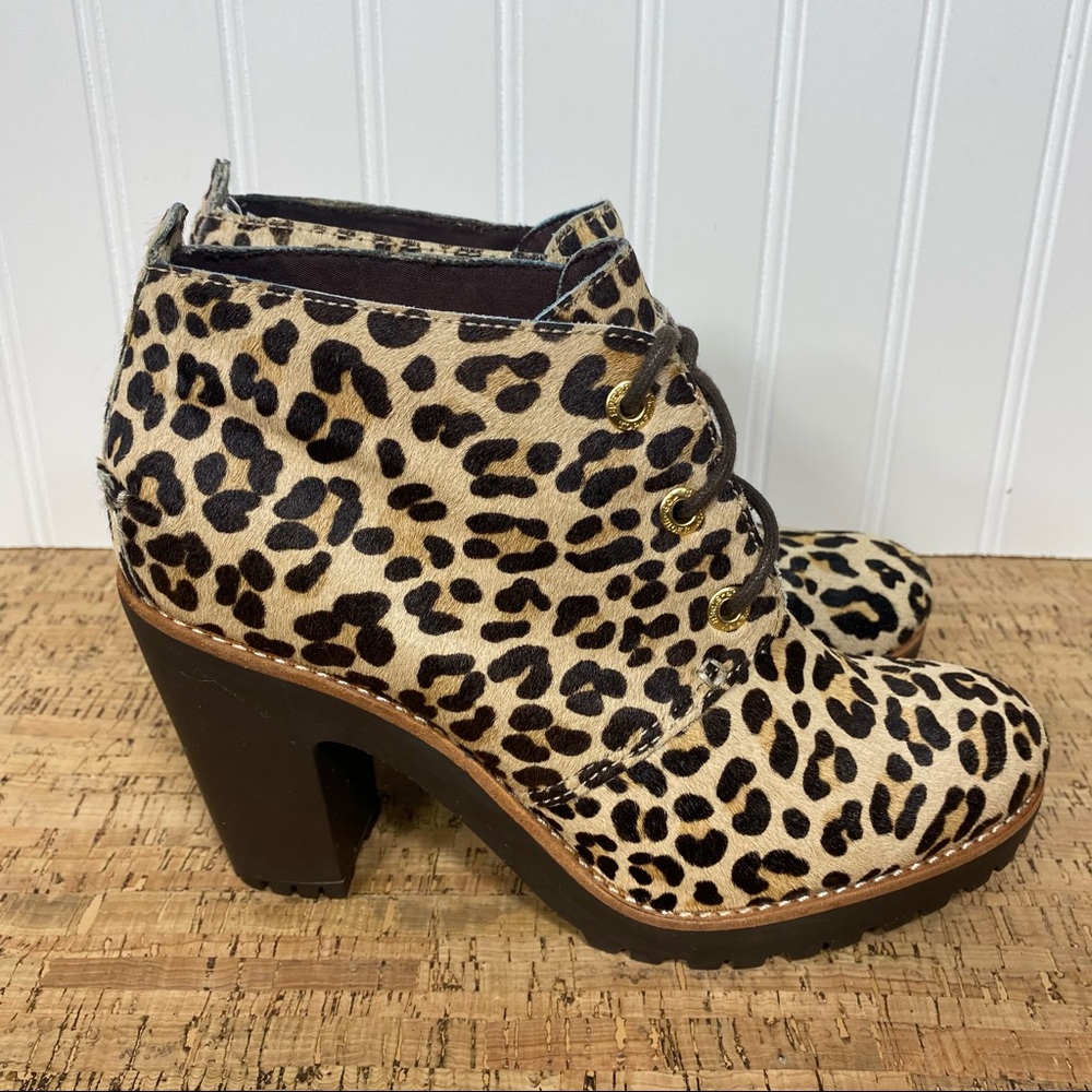 Sperry Top Sider Princeton Leopard Pony Bootie